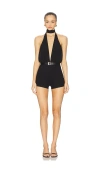Superdown Ambrosia Romper In Black