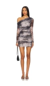 Superdown Amir Mini Dress In Grey