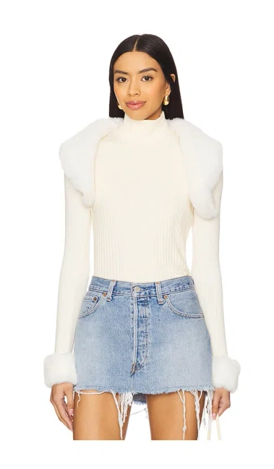 SUPERDOWN AMY FAUX FUR BOLERO