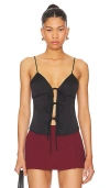 Superdown Anahi Cami Top In 黑色