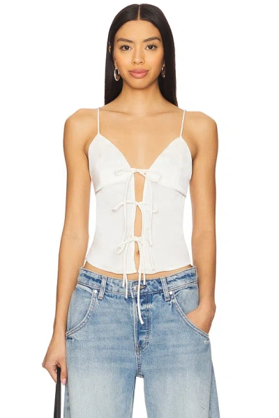 Superdown Anahi Cami Top In Ivory