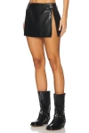 Superdown Andi Mini Skirt In Black