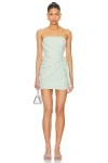Superdown Andria Strapless Mini Dress In Mint