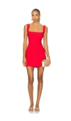 Superdown Aneira Mini Dress In Red