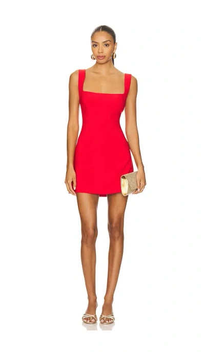 Superdown Aneira Mini Dress In Red