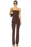 Superdown Annalise Pant Set In Brown
