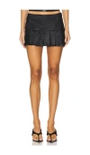 Superdown Antonia Micro Mini Skirt In 블랙