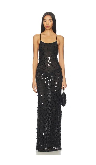 Superdown Arna Maxi Dress In Black