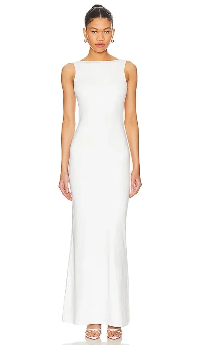 Superdown Astra Maxi Dress In White