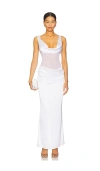 Superdown Astri Maxi Dress In White