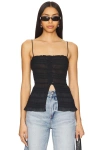 Superdown Astrid Top In Black
