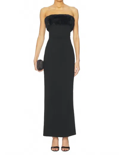 Superdown Audrey Maxi Dress In Black/white In Multi