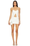 Superdown Audrina Skirt Set In White