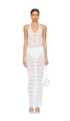 Superdown Walsh Maxi Dress In 白色
