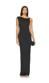 Superdown Avya Maxi Dress In Black