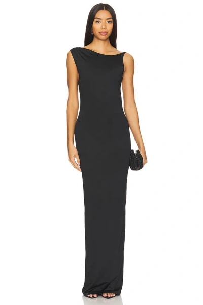 Superdown Avya Maxi Dress In Black