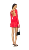 Superdown Axelle Mini Dress In 樱桃红