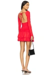 Superdown Axelle Mini Dress In Cherry