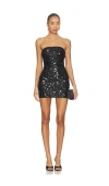 Superdown Azora Mini Dress In Black