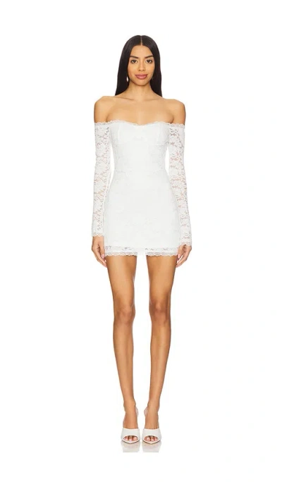 Superdown Bailey Mini Dress In White