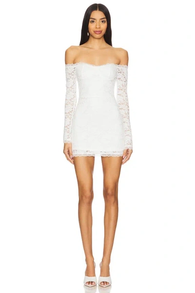 Superdown Bailey Mini Dress In White