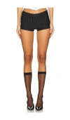 Superdown Baya Micro Mini Short In Black
