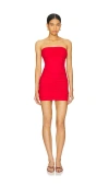 Superdown Bea Mini Dress In 레드