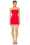 Superdown Bea Mini Dress In Red
