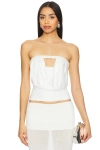 Superdown Bea Tube Top In White