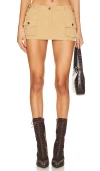 Superdown Beatrix Cargo Skort In 卡其
