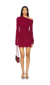 Superdown Bianca Mini Dress In 深红色