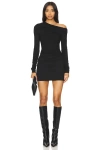 Superdown Bianca Mini Dress In Black