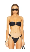 Superdown Binx Bikini Top In Black