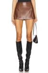 Superdown Blaklie Mini Skirt In Brown