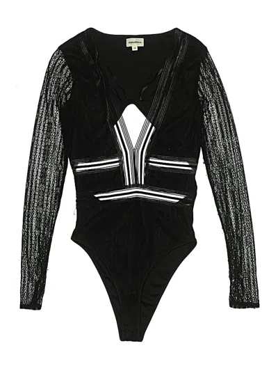 Pre-owned Superdown Bodysuit In Black