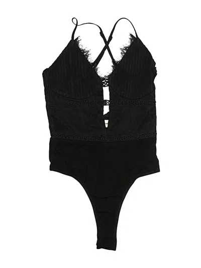 Pre-owned Superdown Bodysuit In Black