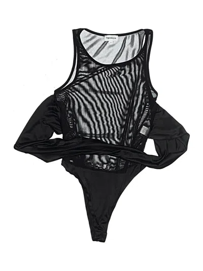Pre-owned Superdown Bodysuit In Black