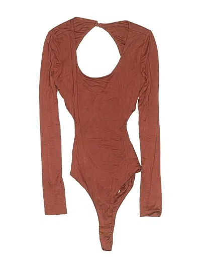 Pre-owned Superdown Bodysuit In Brown