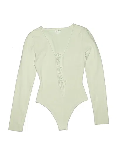 Pre-owned Superdown Bodysuit In Green