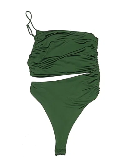 Pre-owned Superdown Bodysuit In Green