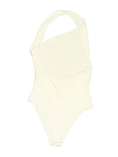 Pre-owned Superdown Bodysuit In Ivory