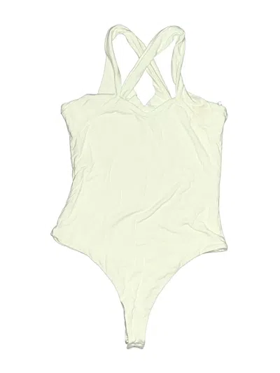 Pre-owned Superdown Bodysuit In Ivory