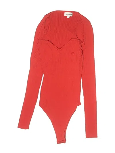 Pre-owned Superdown Bodysuit In Red