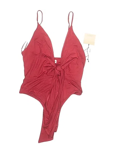 Pre-owned Superdown Bodysuit In Red
