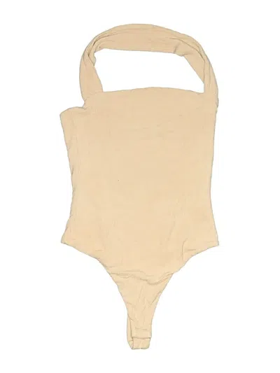 Pre-owned Superdown Bodysuit In Tan