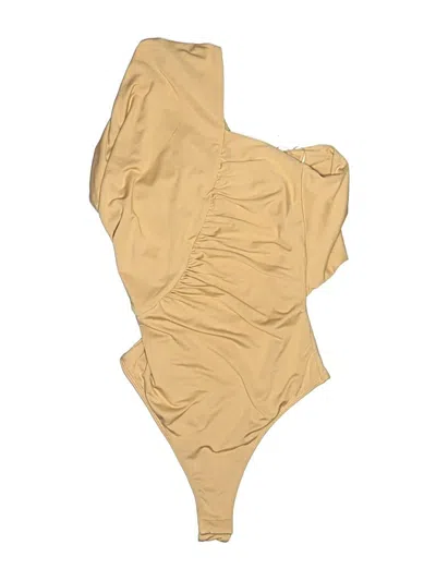 Pre-owned Superdown Bodysuit In Tan