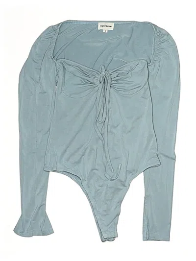 Pre-owned Superdown Bodysuit In Teal