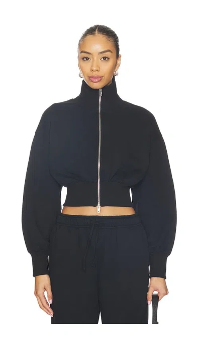 Superdown Branka Zip Up Jacket In Black
