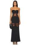 Superdown Brielle Maxi Dress In Black