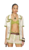 Superdown Bronwin Top In Green